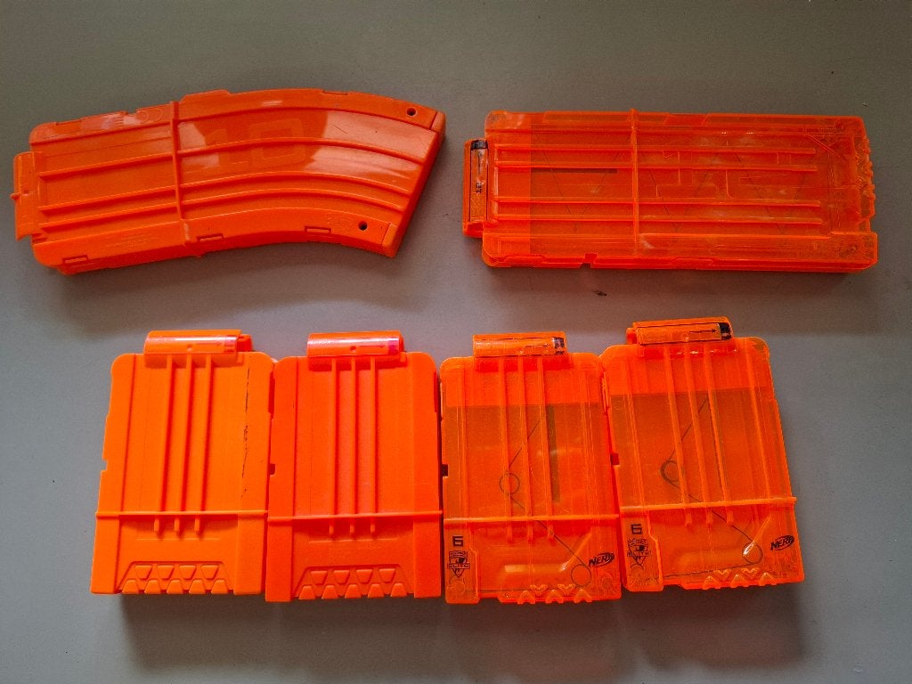 Nerf magazijnen, Ophalen of Verzenden, Gebruikt