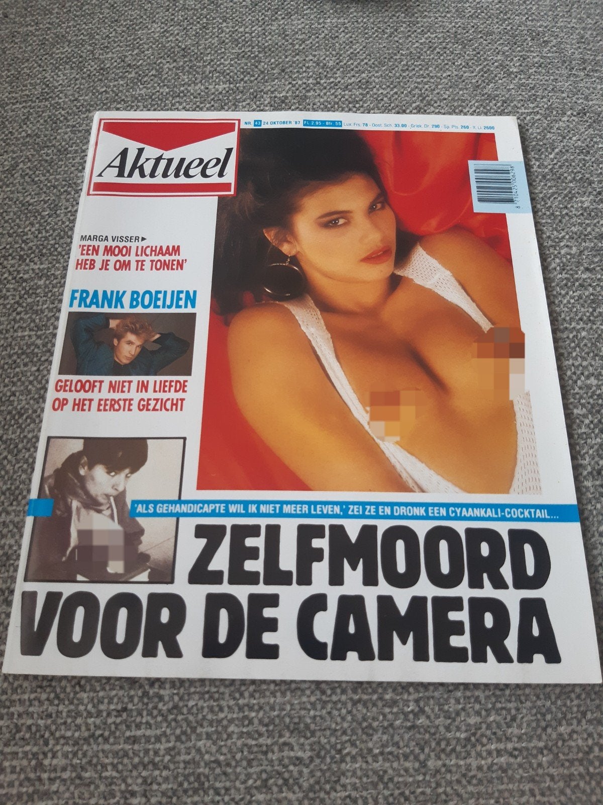 43.Aktueel 1987. Frank Boeijen. Marga Visser. Brian Roy. Ing, Verzamelen, Verzenden, 1980 tot heden, Tijdschrift