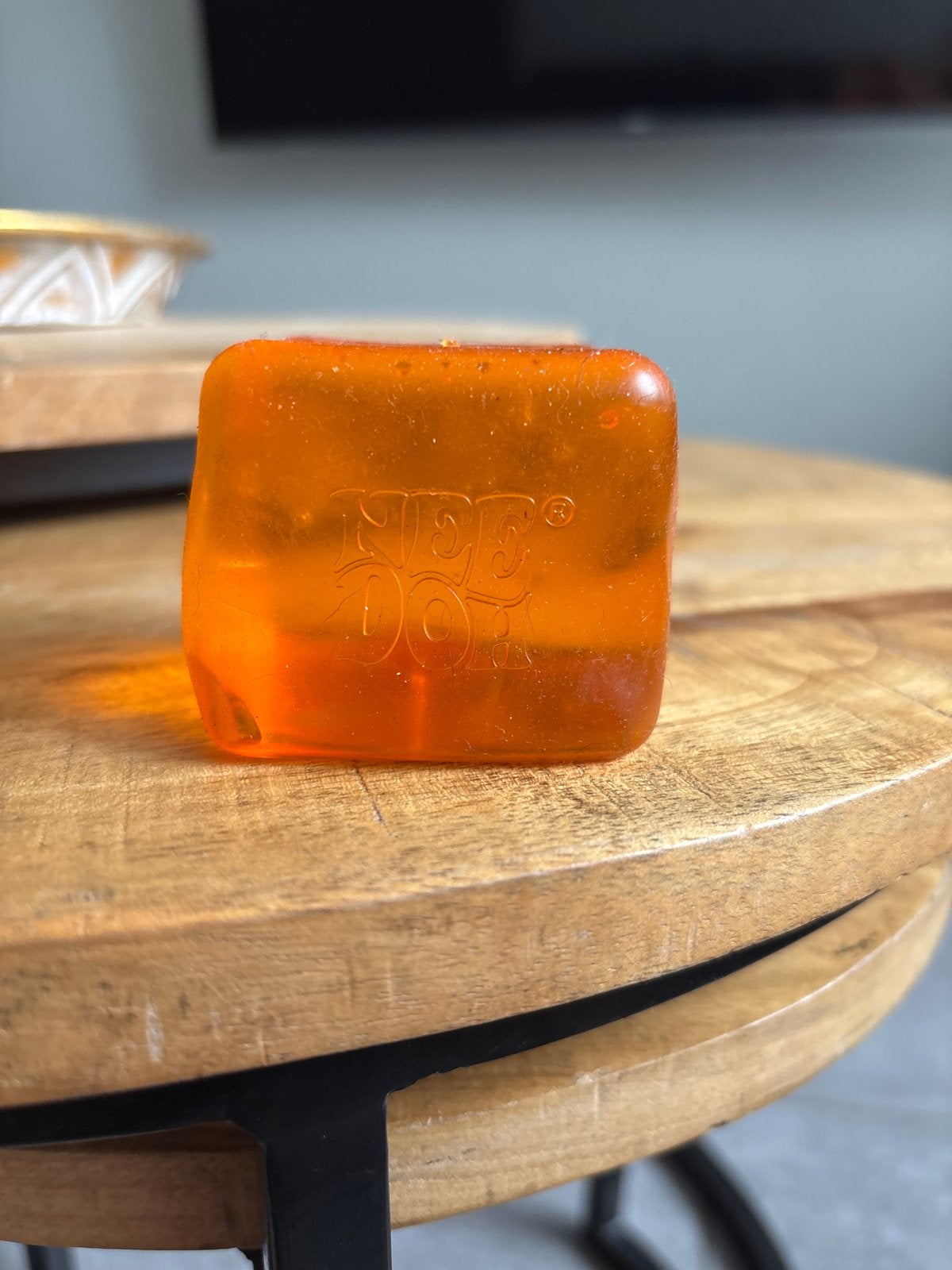Nee Doh stressbal oranje, Ophalen of Verzenden, Zo goed als nieuw, Jongen of Meisje
