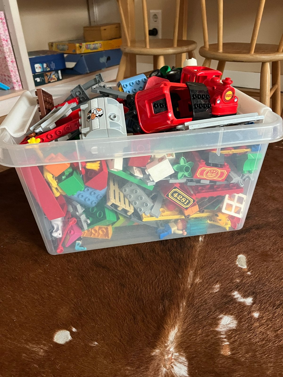 Grote bak LEGO Duplo: Treinbaan, Dierentuin & meer!, Kinderen en Baby's, Ophalen, Inclusief extra onderdelen, Nieuw, Duplo