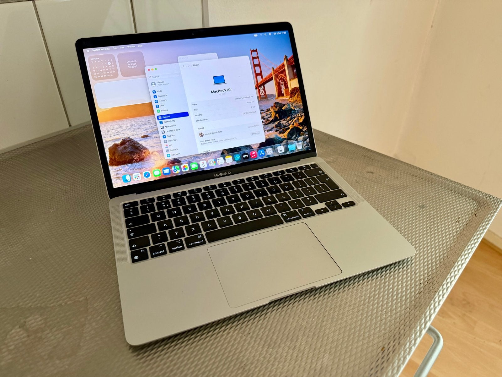 MacBook Air M1 2020 - 8GB RAM, 256GB opslag