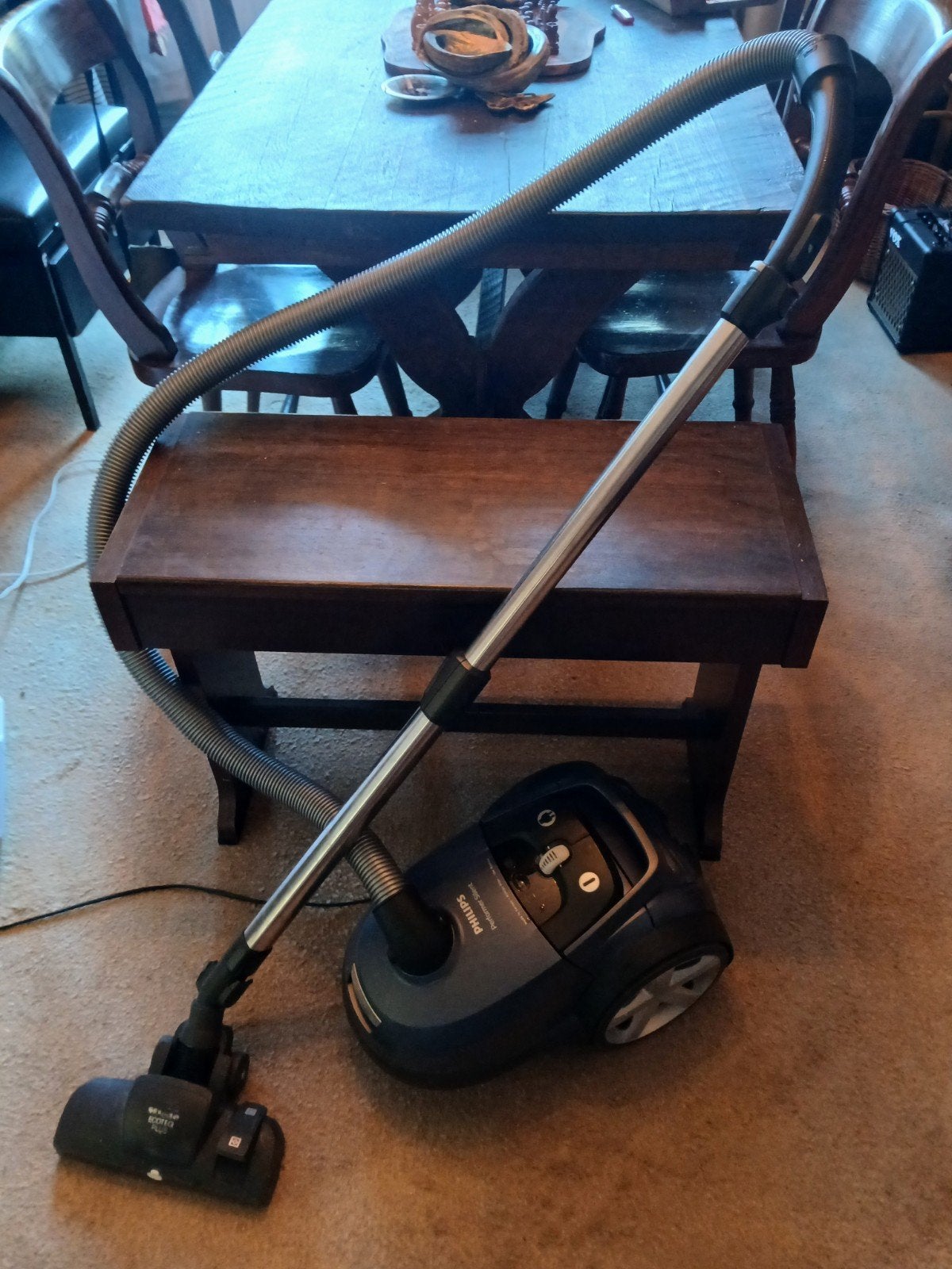 Philips Performer Compact Stofzuiger - Krachtig en Compact, Gebruikt, Philips, Stille werking, Sledestofzuiger