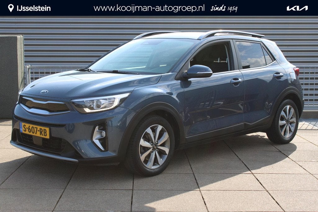 Kia Stonic 1.0 T-GDI DynamicPlusLine Edition 100PK AUTOMAAT, Gebruikt, Euro 6, Blauw, Automatische klimaatregeling
