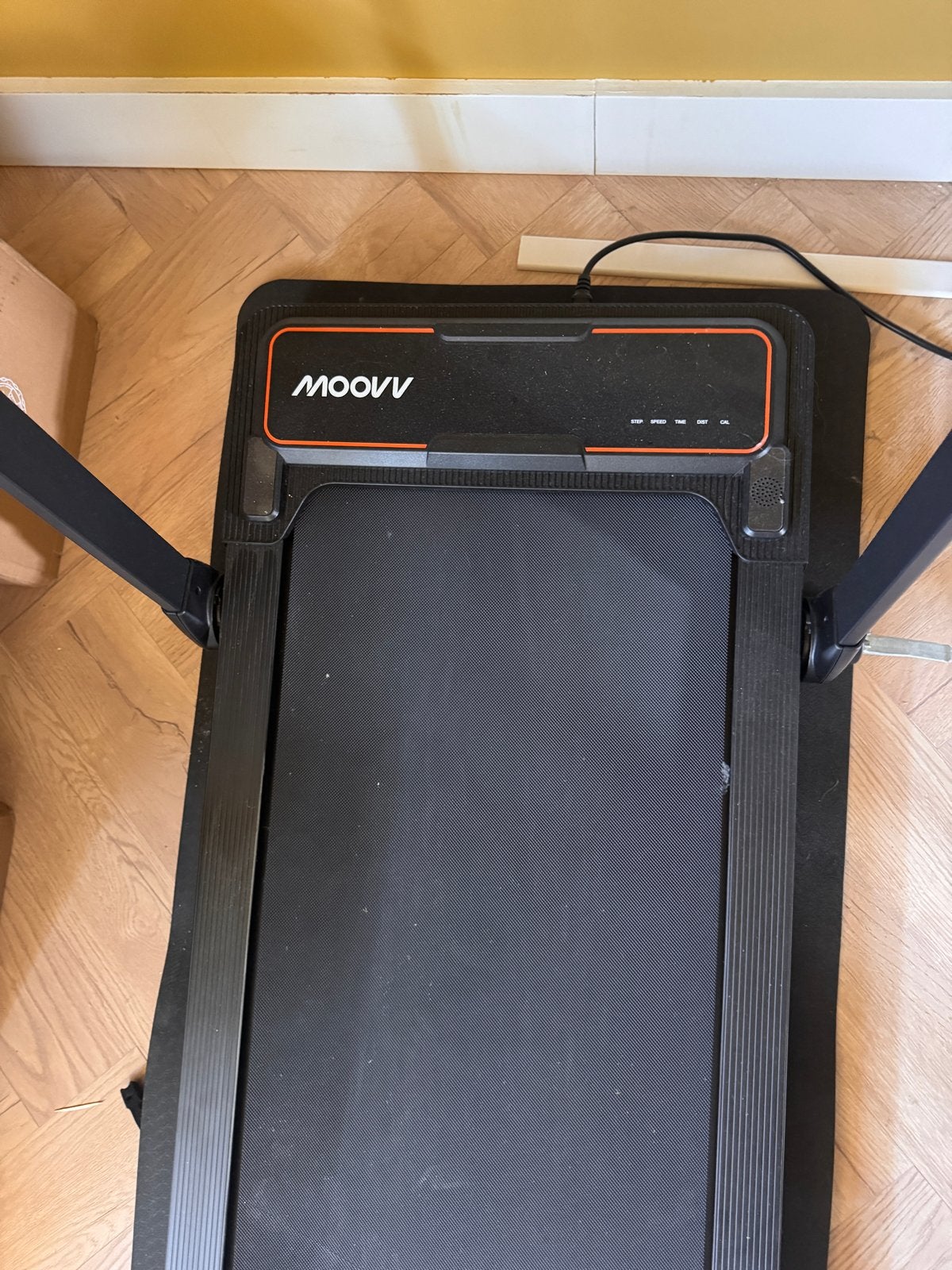 MOOVV Loopband Pro V3 - Compact en opvouwbaar, Ophalen of Verzenden, Zo goed als nieuw, Metaal, Loopband