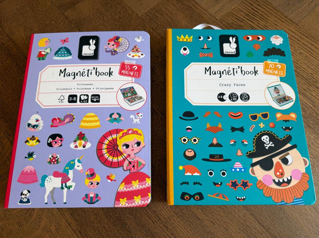 Magneti book Princessen en Crazy Faces, Ophalen of Verzenden, Gebruikt