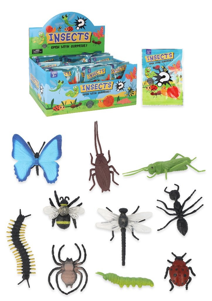 PARTIJ BLINDE ZAK MET INSECTENSPEELGOED VERRASSING, ., Nieuw, Ophalen of Verzenden, .