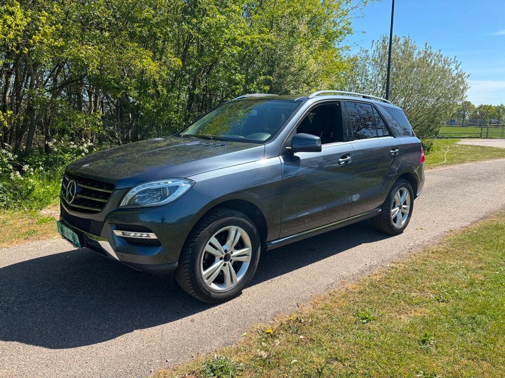 Mercedes-Benz M-klasse 350 BlueTEC Grijs kenteken ex btw Lux, Automaat, 15 km/l, Gebruikt, Zwart