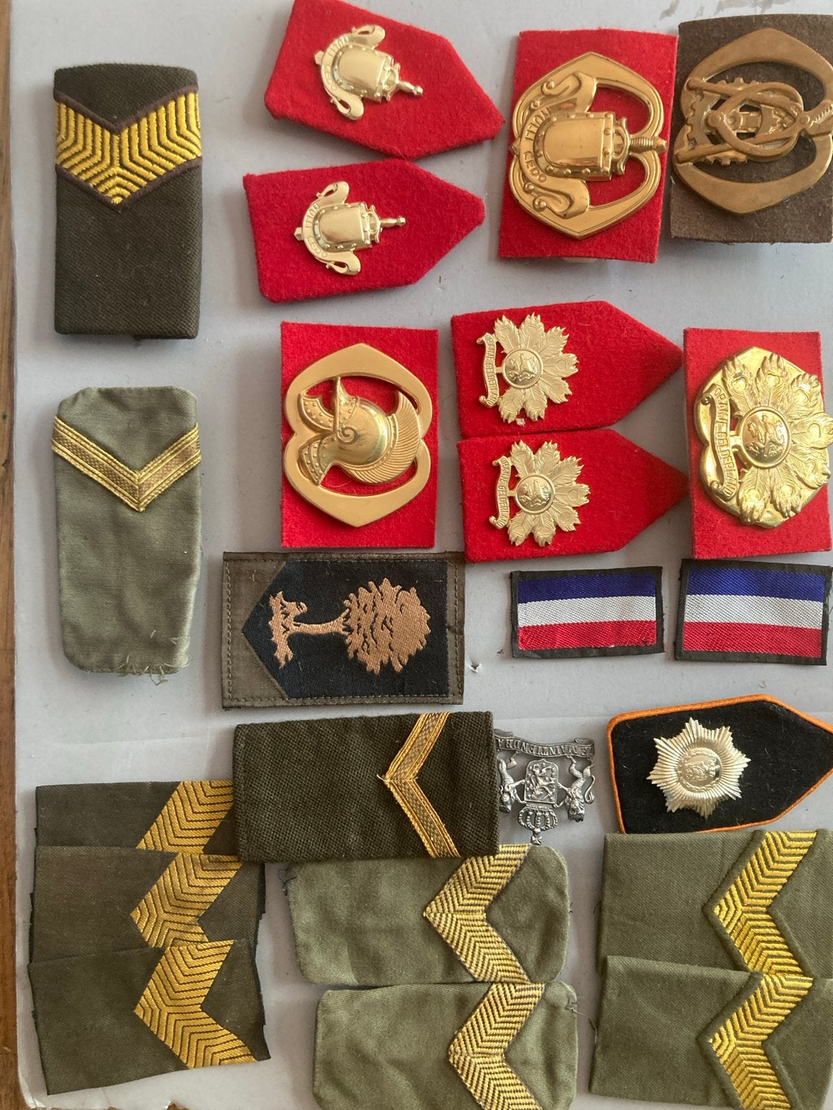 Onderscheidingstekens rangen NL, Ophalen of Verzenden, Landmacht, Nederland, Embleem of Badge