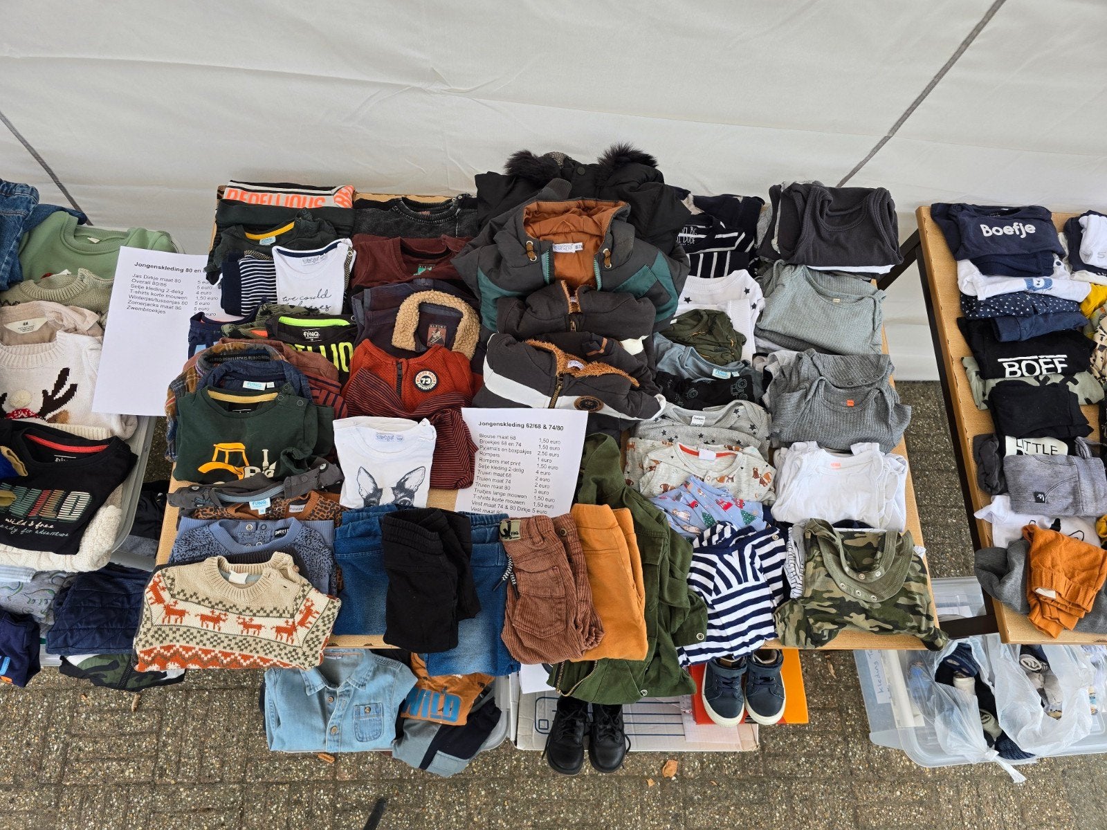 Te koop zeer nette jongens (baby)kleding maat 50 tm 92, Ophalen of Verzenden, Gebruikt, Overige maten