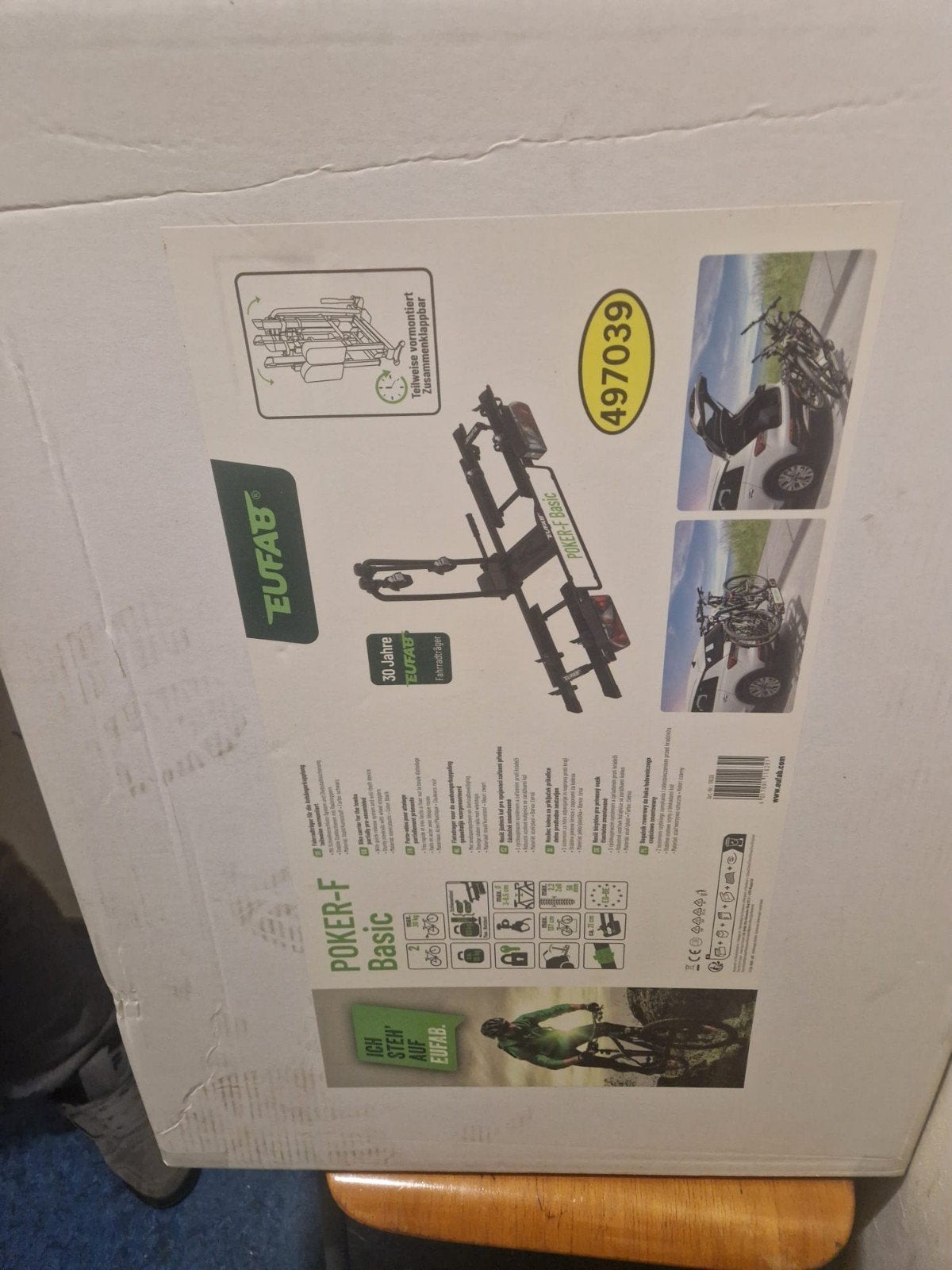 Nieuwe EUFAB POKER-F Basic fietsendrager - aanbieding!, Ophalen of Verzenden