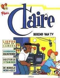 Flair's Claire. Nr 5. Bekend van de tv., Eén stripboek, Ophalen of Verzenden, Gelezen