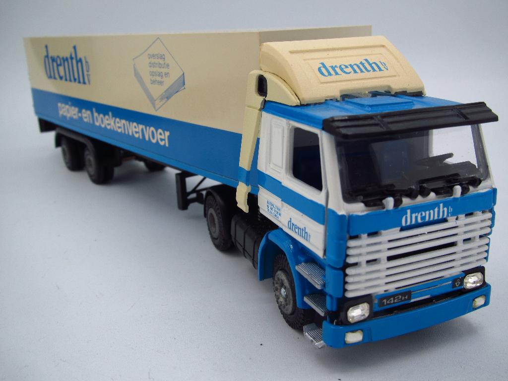 Tekno - Scania 142 model '' Drenth Oostwold '' 1:50, Ophalen of Verzenden, Gebruikt, Bus of Vrachtwagen, Tekno
