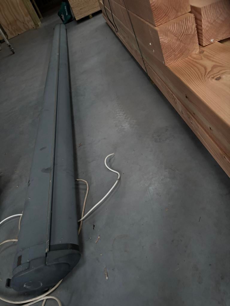 zonnescreen met somfy motor, Ophalen of Verzenden, Zo goed als nieuw, Hout