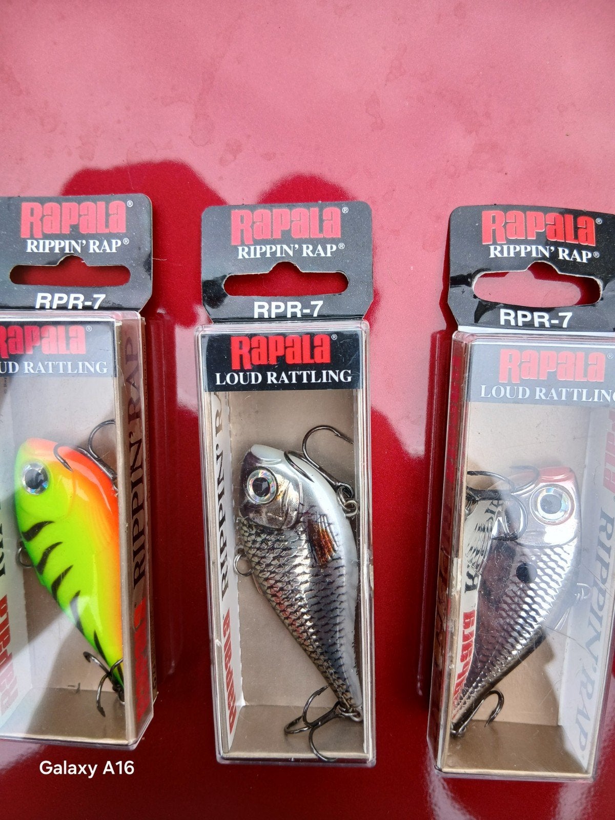 Set hardbaits Rapala RPR-7 5 verschillende kleuren, Watersport en Boten, Hengelsport | Roofvissen, Ophalen of Verzenden, Zo goed als nieuw