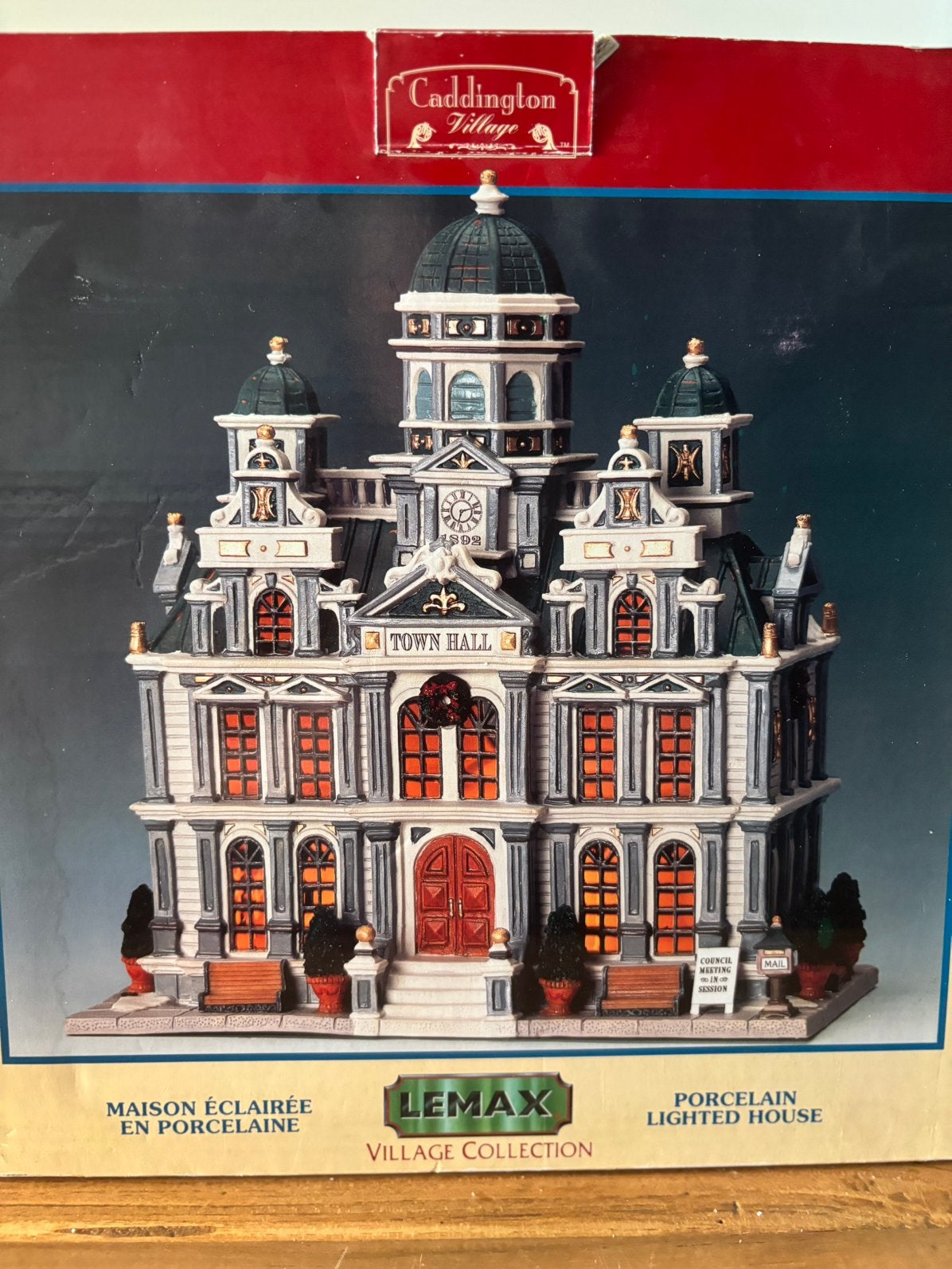 Lemax village town hall, Ophalen of Verzenden, Zo goed als nieuw