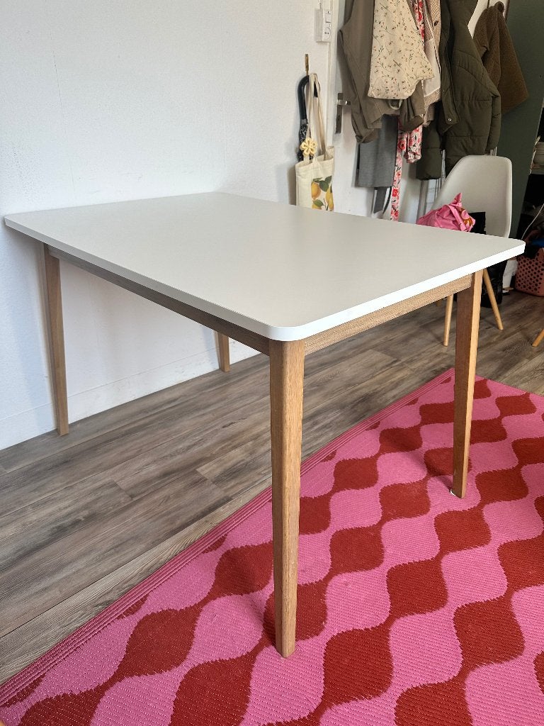 Tafel, Huis en Inrichting, Tafels | Eettafels, Ophalen, 100 tot 150 cm, 50 tot 100 cm, Zo goed als nieuw