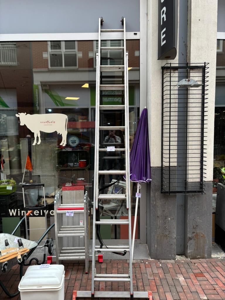 Ladder ALTREX 3x10 treden schuifladder, Ophalen, Zo goed als nieuw, 4 meter of meer