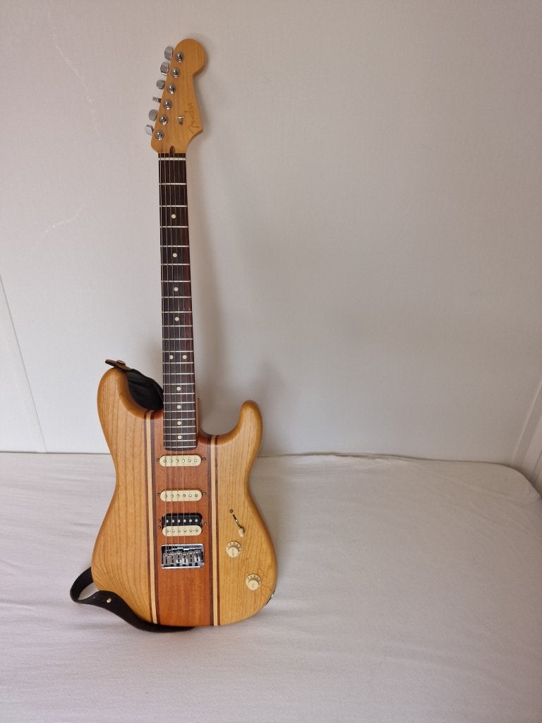 Fender Limited Edition American Longboard Stratocaster HSS., Ophalen of Verzenden, Zo goed als nieuw, Solid body, Fender