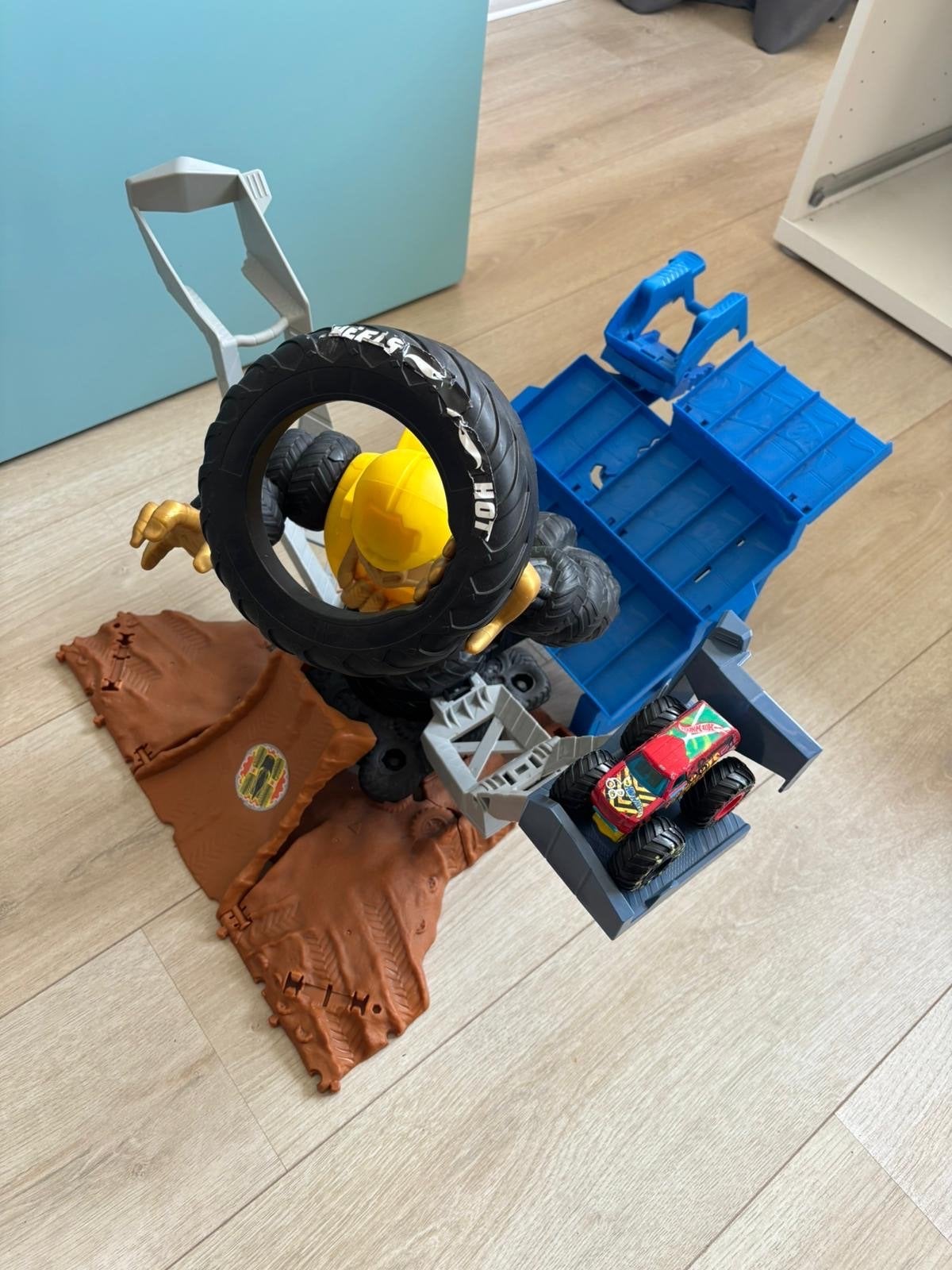 Hot Wheels Monster Truck Arena Smashers Gorilla Slam, Kinderen en Baby's, Speelgoed | Speelgoedvoertuigen, Ophalen, Gebruikt