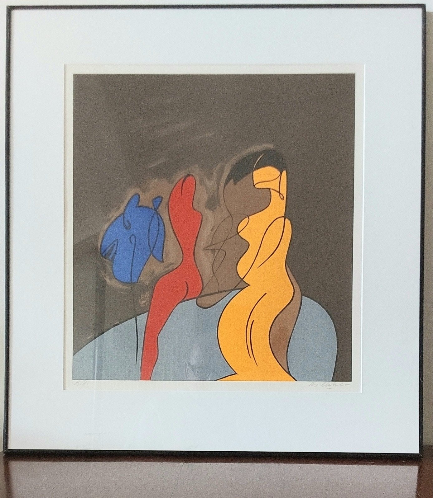 "THEATER. Prachtige zeefdruk Jules Bekker. Artist Proof druk, Antiek en Kunst, Ophalen of Verzenden