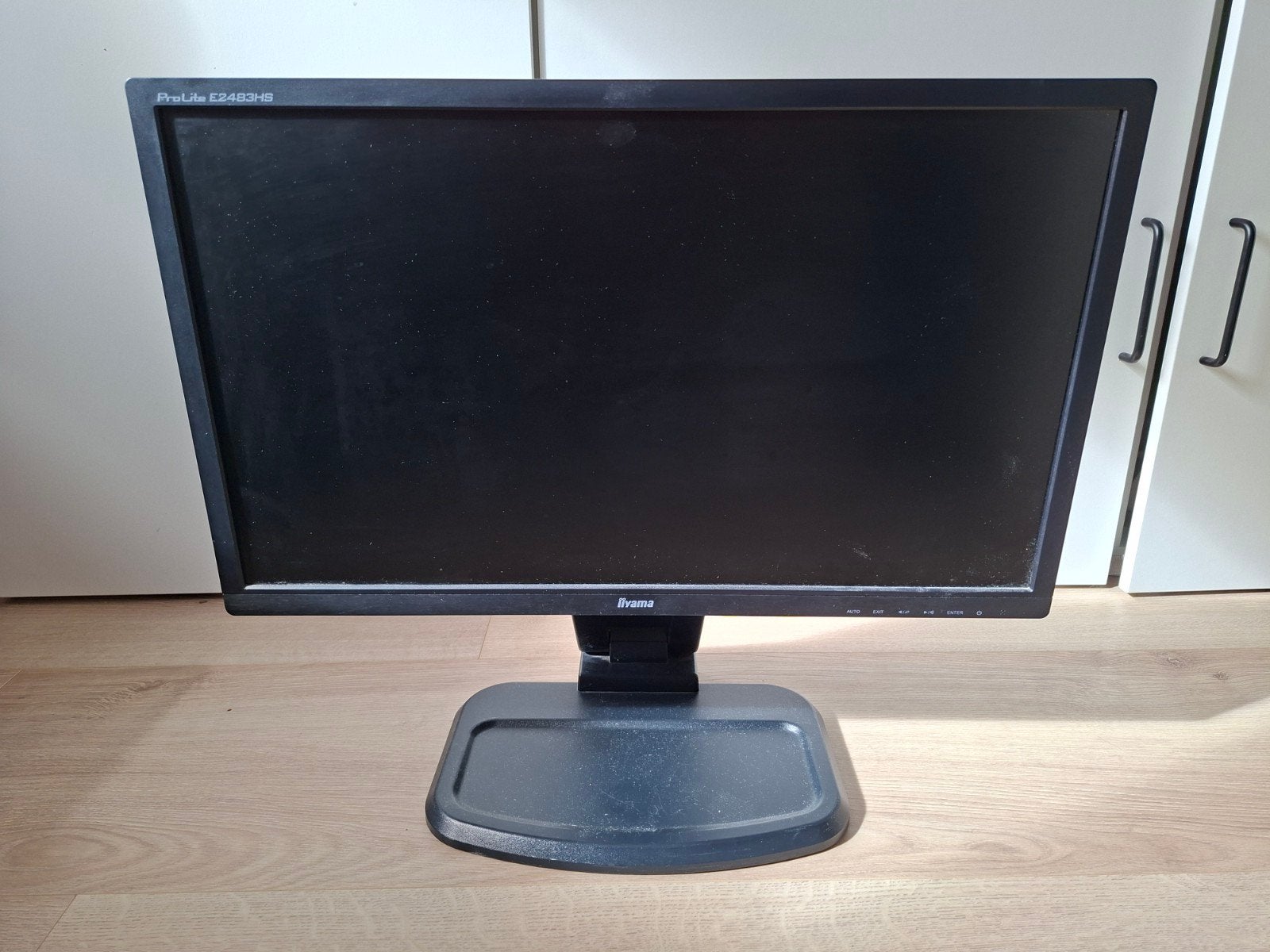 Iiyama ProLite E2483HS Zwart Full HD Monitor, Computers en Software, Ophalen, DVI, Gebruikt, Iiyama