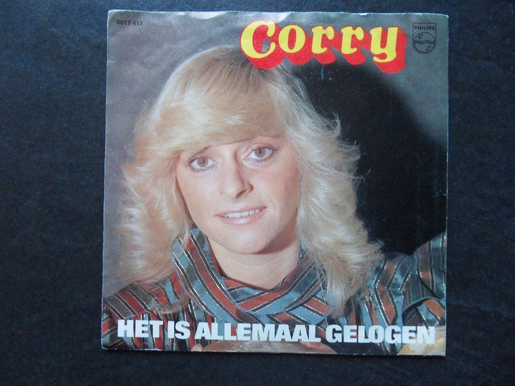 Corry - Het is allemaal gelogen, Cd's en Dvd's, Vinyl Singles, Ophalen of Verzenden, Zo goed als nieuw, Nederlandstalig
