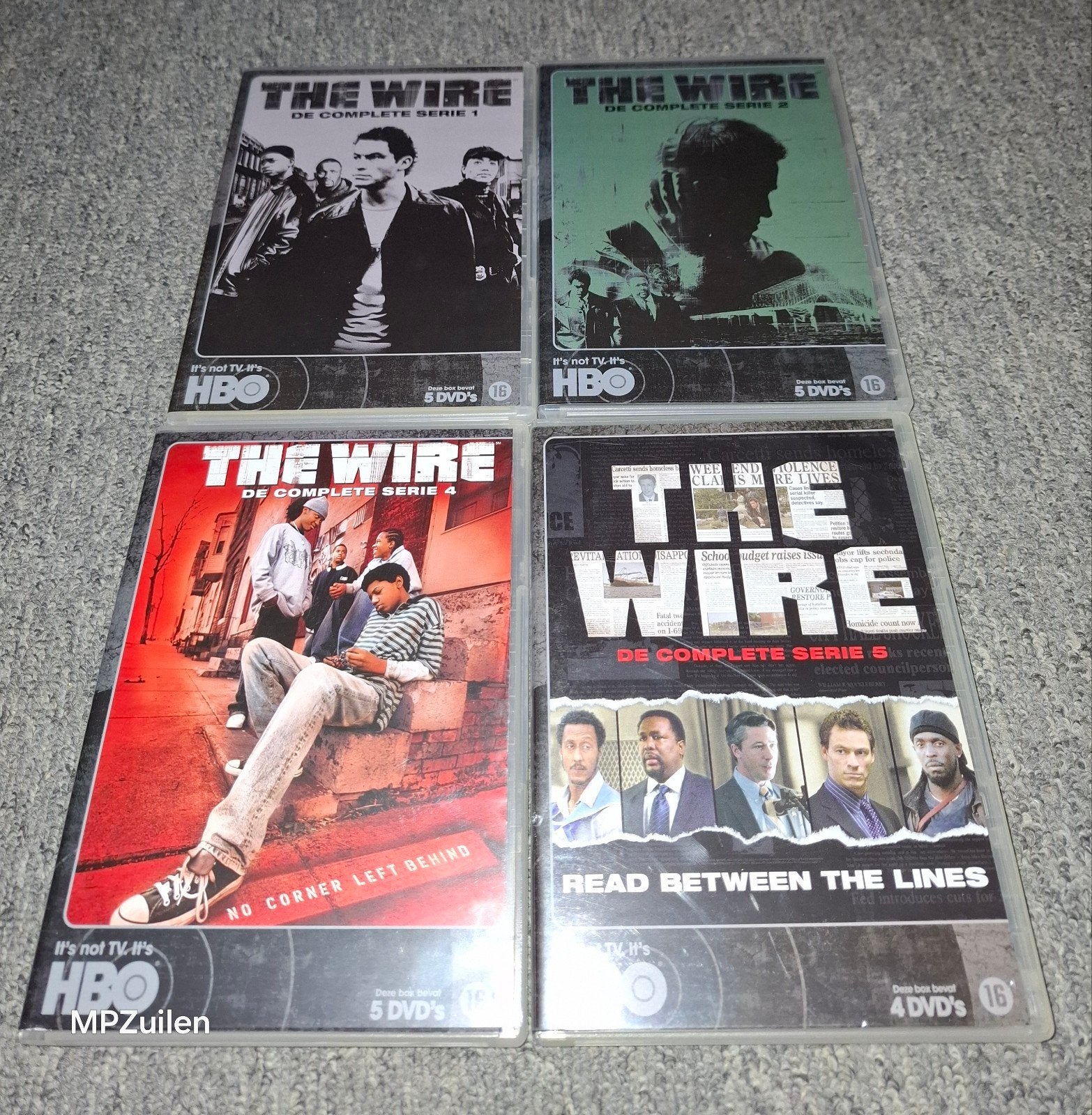 The Wire  ... 4 seizoenen, Cd's en Dvd's, Vanaf 16 jaar, Ophalen of Verzenden, Zo goed als nieuw, Nederlands