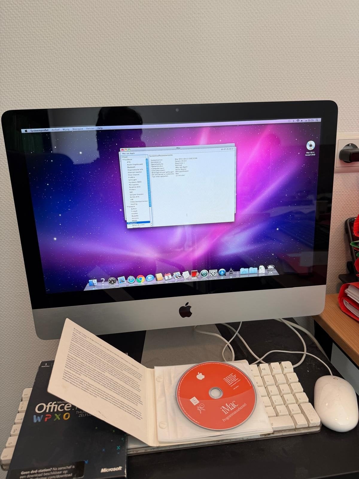 Apple iMac 24 inch – Intel Core 2 Duo – 4 GB RAM– 500 GB HDD, Ophalen, Gebruikt, 2 tot 3 Ghz, HDD