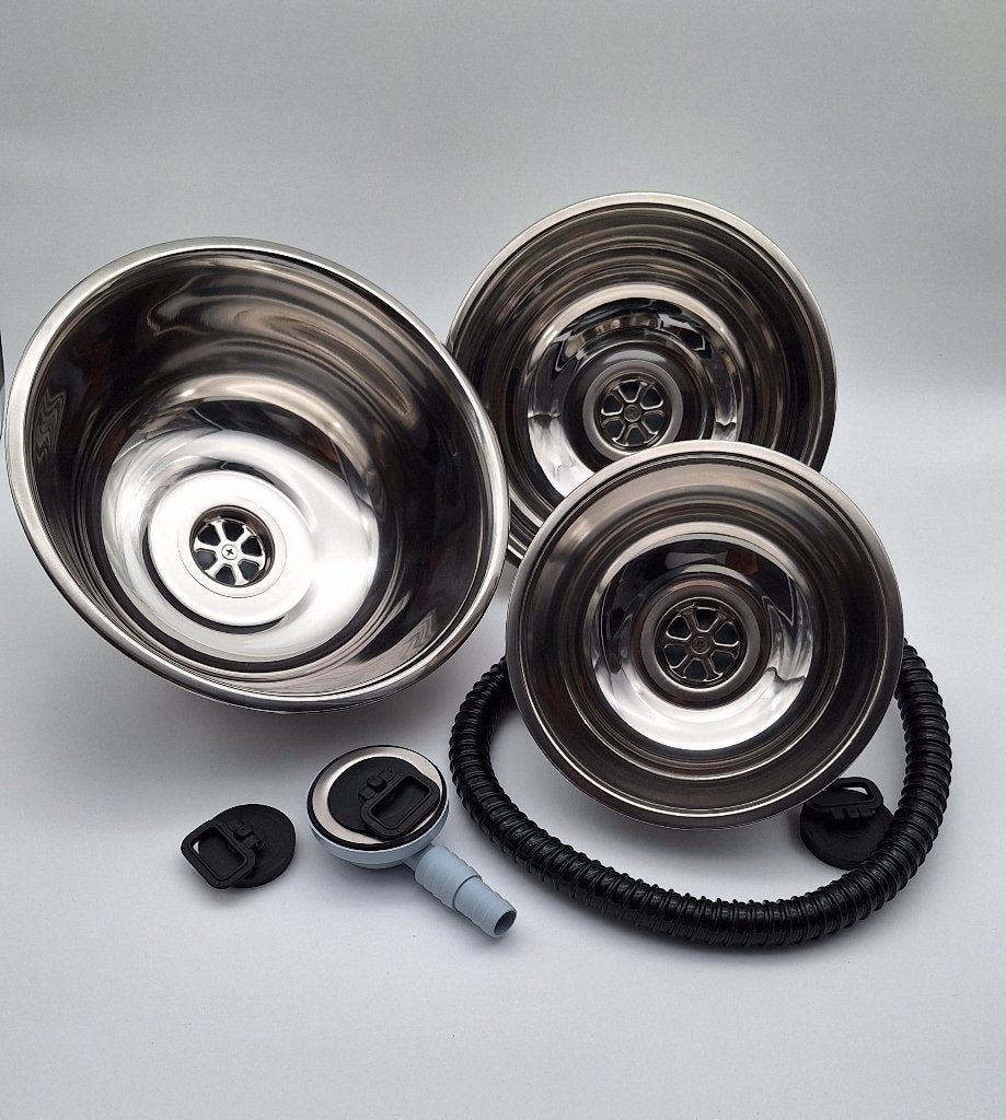 Camper WASBAK SPOELBAK AFOERPLUG keukenblokje keukenblok, Caravans en Kamperen, Camper-accessoires, -, -, Nieuw, Ophalen of Verzenden