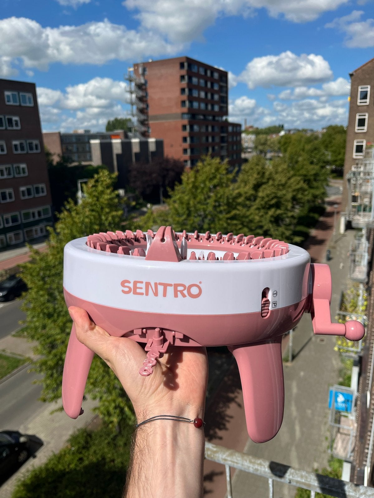 Sentro Breimachine 40 Naalden - Roze, Ophalen of Verzenden, Zo goed als nieuw, Breien, Machine