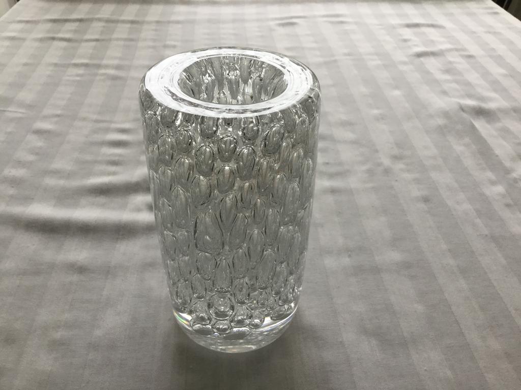 Serica Floris Meydam 1963 Leerdam met grote luchtbellen., Antiek en Kunst, Antiek | Glas en Kristal, Ophalen of Verzenden