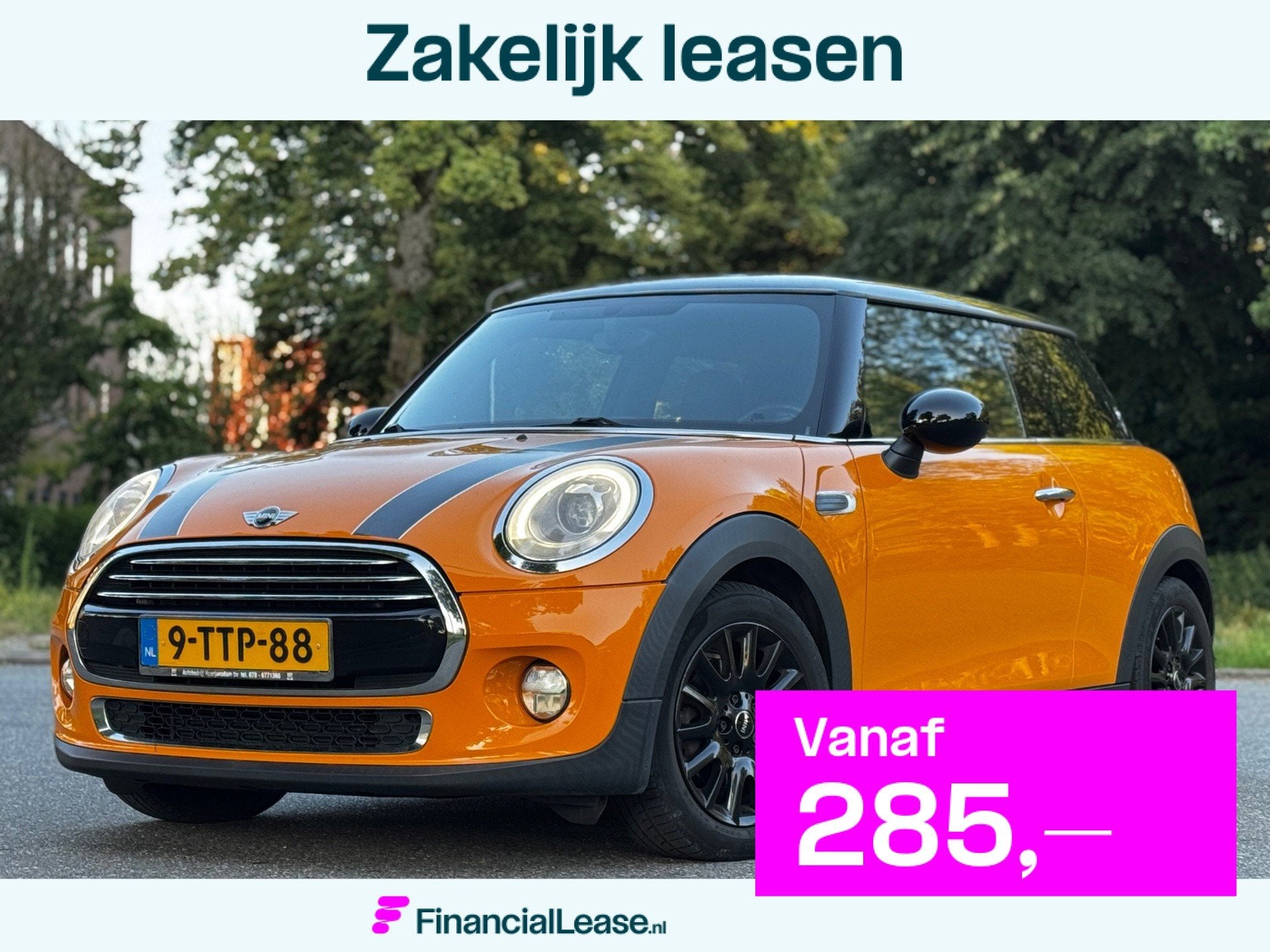 Mini 3-Deurs 1.5 Cooper|XENON|LED|NAVI|CRUISE|ORIGINEEL NL M, Voorwielaandrijving, 136 pk, Gebruikt, Euro 6