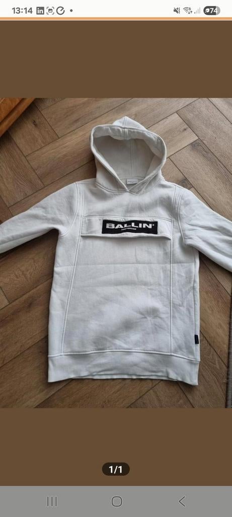 Nieuwstaat prachtige witte ballin trui 164 170, Kinderen en Baby's, Kinderkleding | Maat 164, Trui of Vest, Nieuw, Ophalen of Verzenden