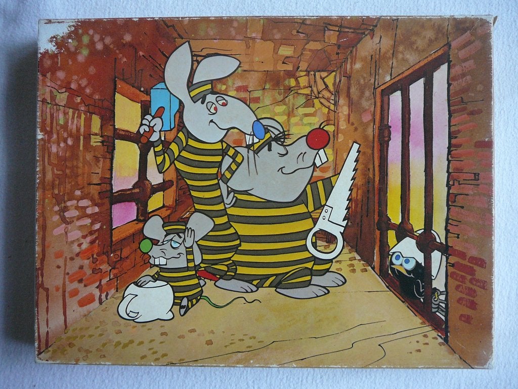 Jig Saw puzzel Calimero, Ophalen of Verzenden, Minder dan 500 stukjes