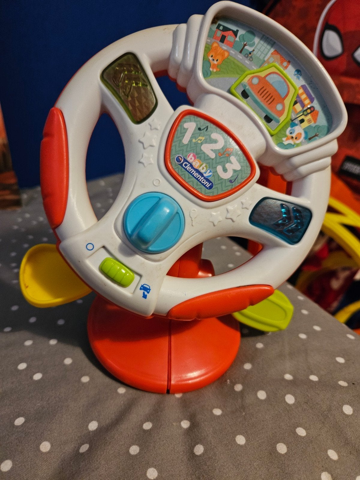 Baby auto stuur met geluid, Ophalen, Auto, Met geluid