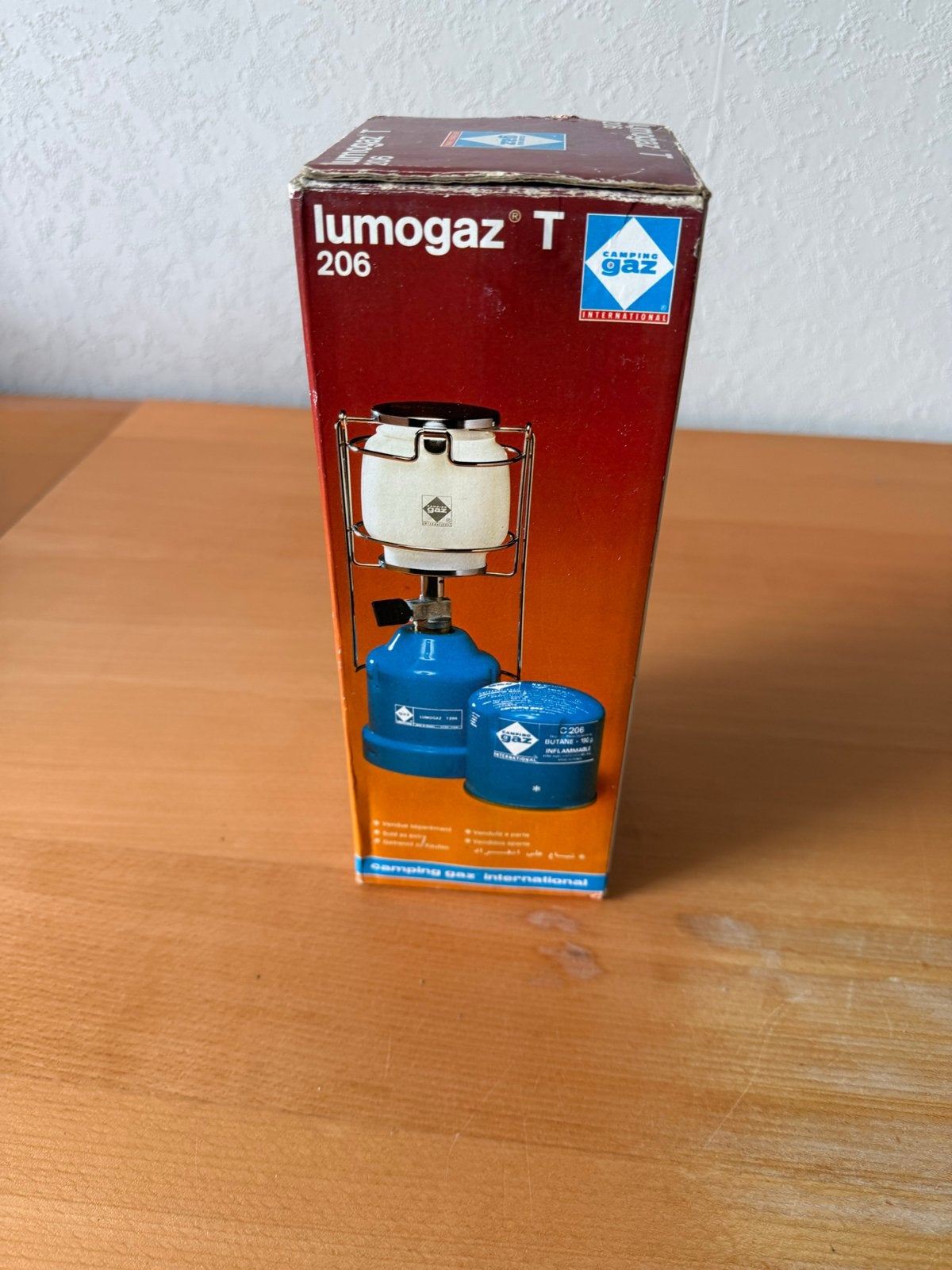 Campingaz Lumogaz T 206 Campinglamp, Ophalen, Zo goed als nieuw
