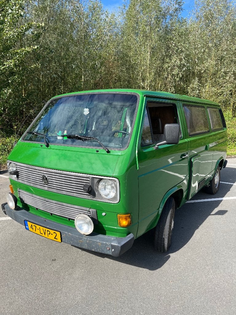 Volkswagen Caravelle 1984 Groen, Auto's, Stof, Beige, Overige carrosserieën, 4 stoelen