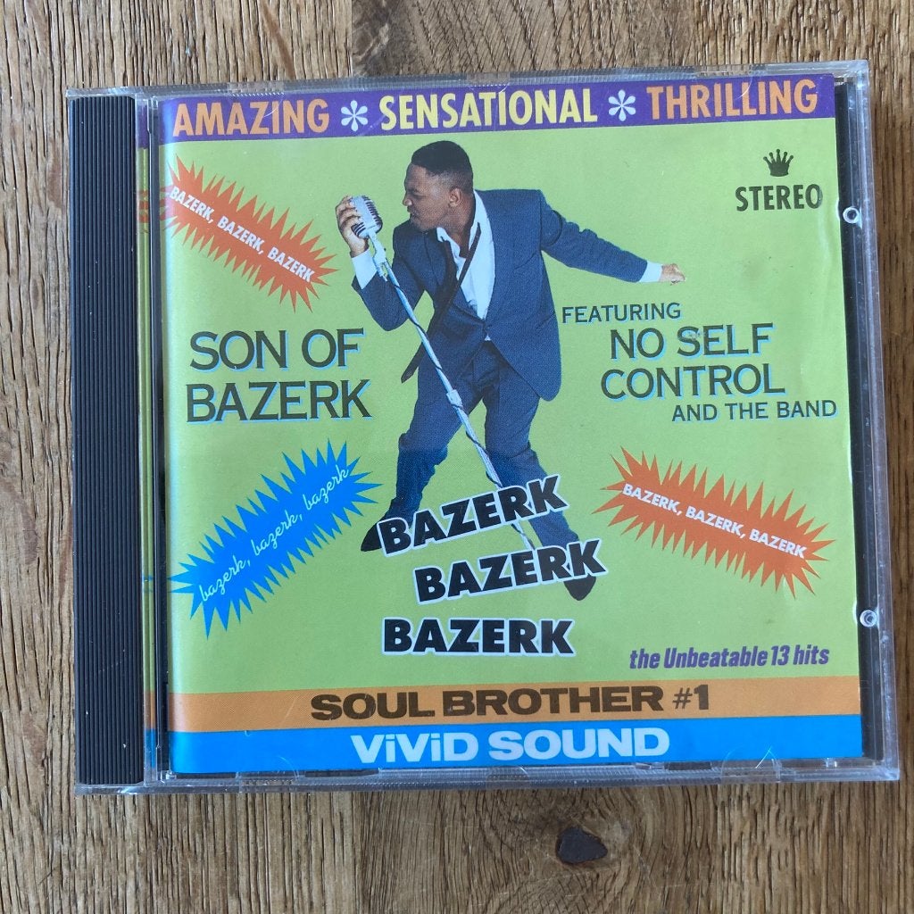 Son Of Bazerk No Self Control Band Bazerk CD Bazerk Bazerk, Ophalen of Verzenden, Gebruikt, Album