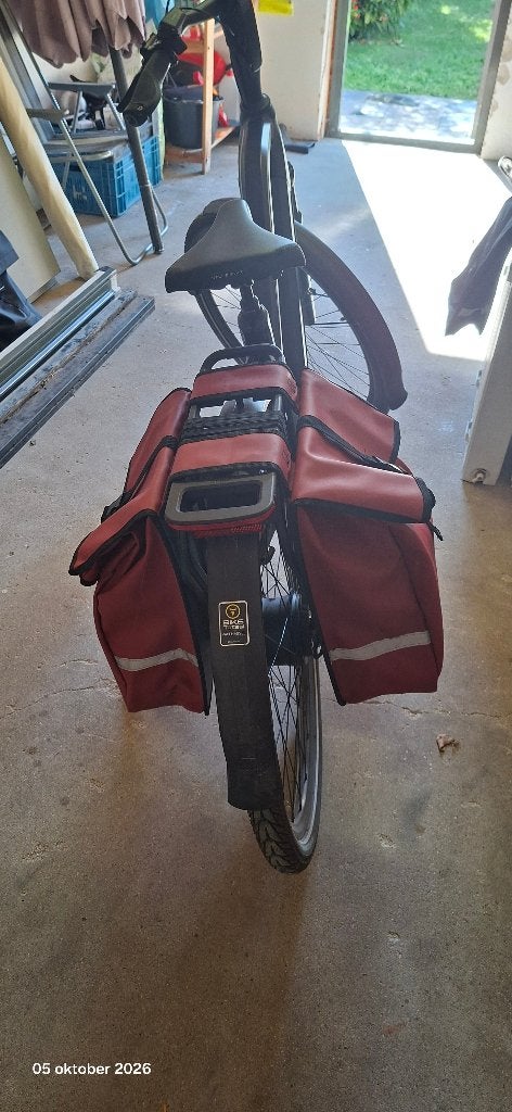 Fietstassen dubbel Rood Nieuw, Ophalen, Nieuw