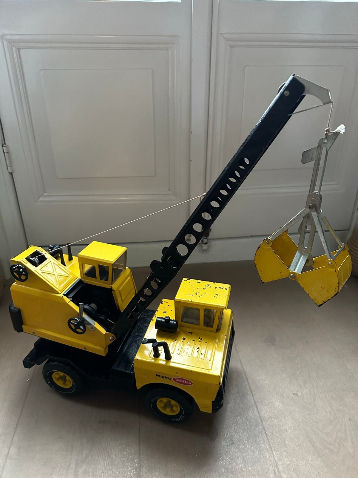 Vintage Mighty Tonka Kraanwagen, Ophalen, Gebruikt