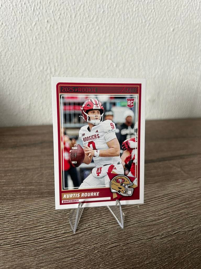 Kurtis Rourke 2025 Panini Score Football #82 RC Rookie 49ers, Ophalen of Verzenden, Zo goed als nieuw, Buitenlandse clubs, Poster, Plaatje of Sticker