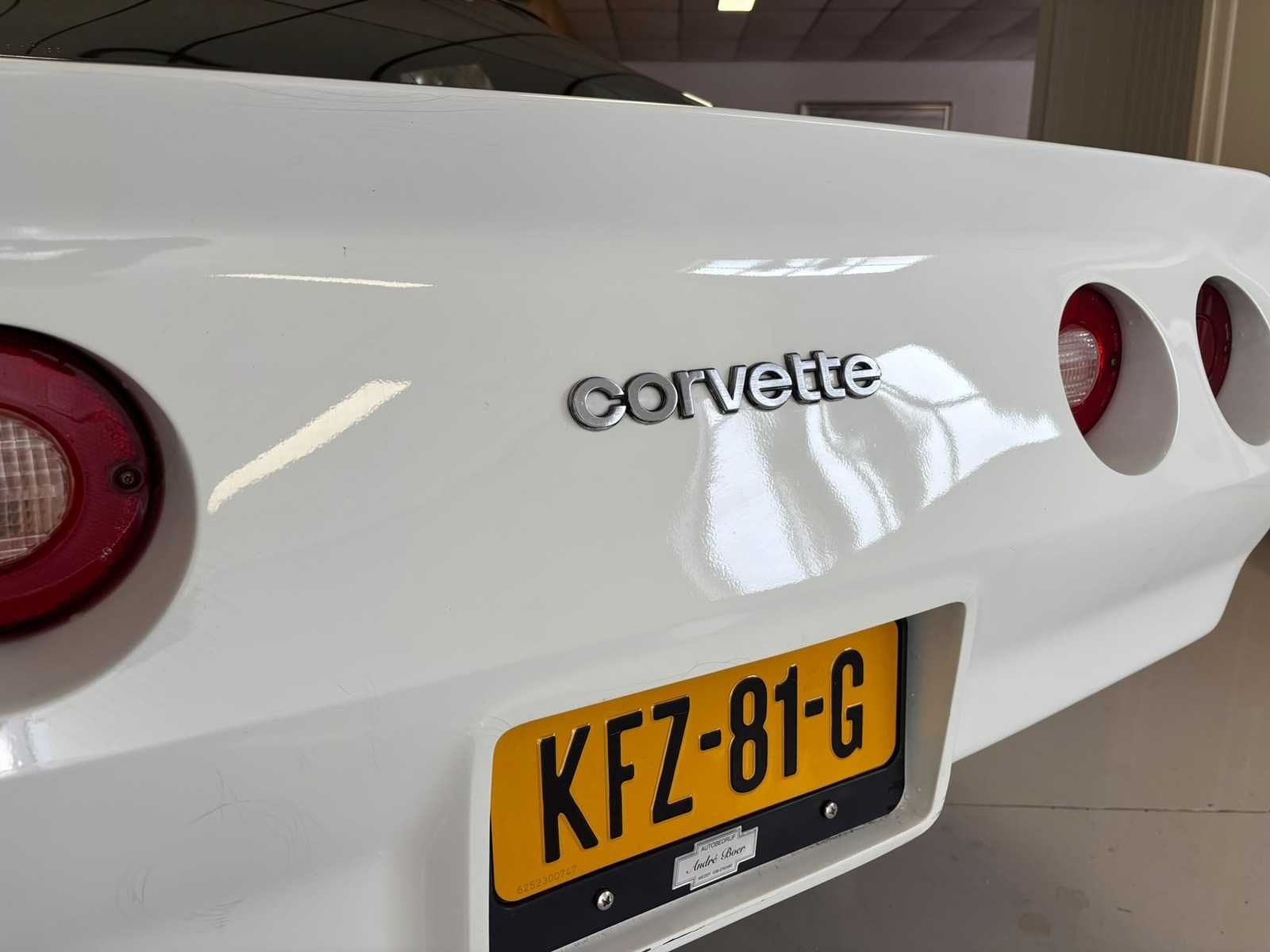 Chevrolet USA - 1980 - Corvette - 1 YZ 87 - KFZ-81-G - Perso, Auto's, Automaat, Cabriolet, Wit, Bedrijf