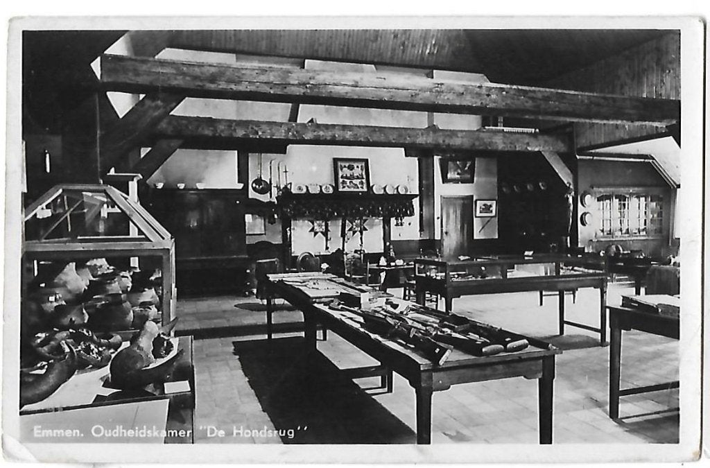 Emmen Oudheidskamer de Hondsrug Oude Ansichtkaart ( 9939), Ophalen of Verzenden, 1960 tot 1980, Gelopen