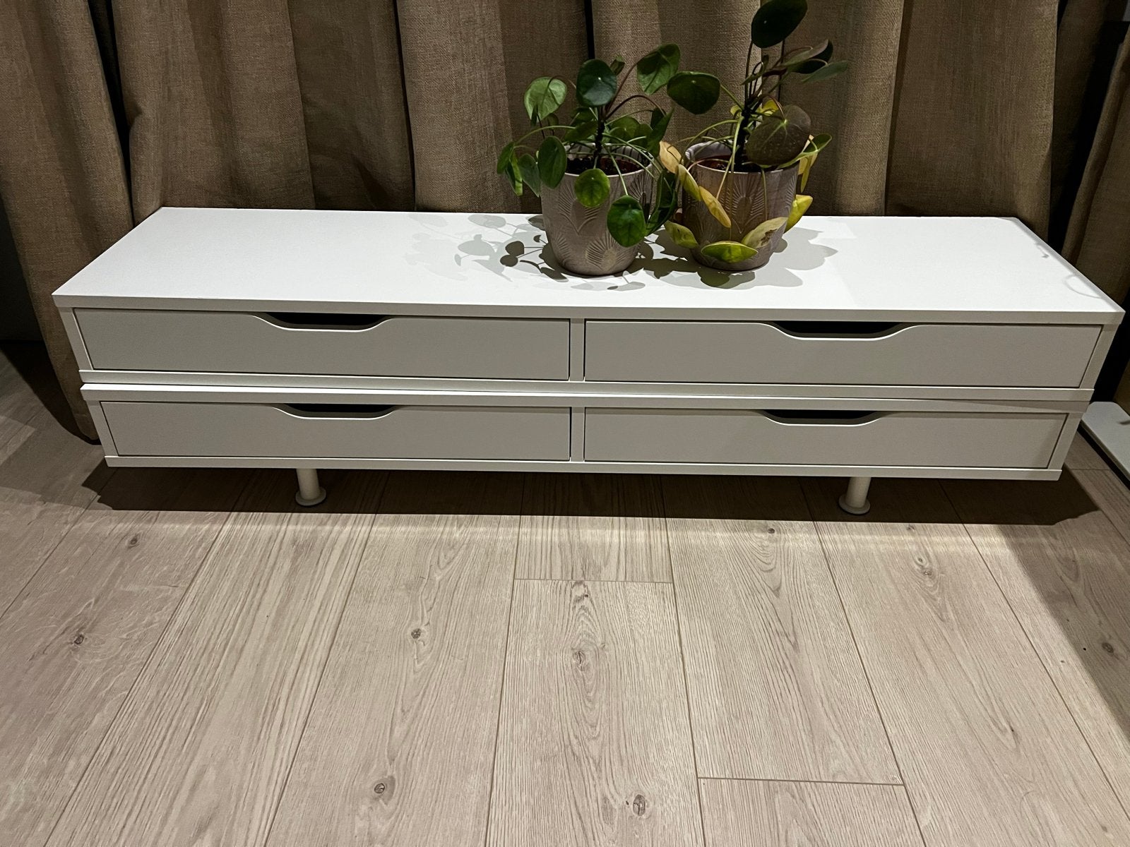 IKEA Ekby Alex plank met lades, Ophalen, Overige materialen, Gebruikt, 100 tot 150 cm