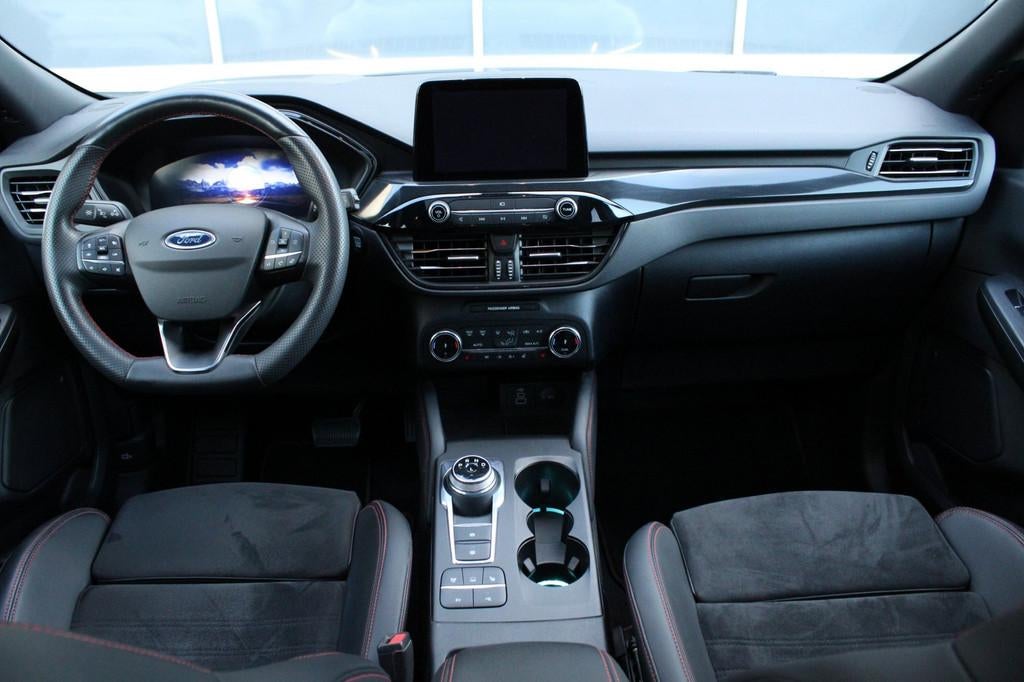 Ford Kuga 2.5 PHEV ST-Line X, Auto's, Automaat, Gebruikt, Zwart, Adaptive Cruise Control