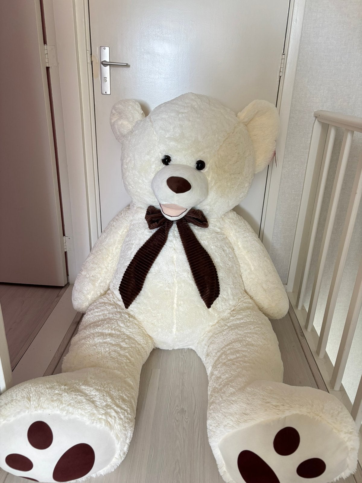 200cm beer knuffel, Kinderen en Baby's, Speelgoed | Knuffels en Pluche, Ophalen, Zo goed als nieuw, Beer