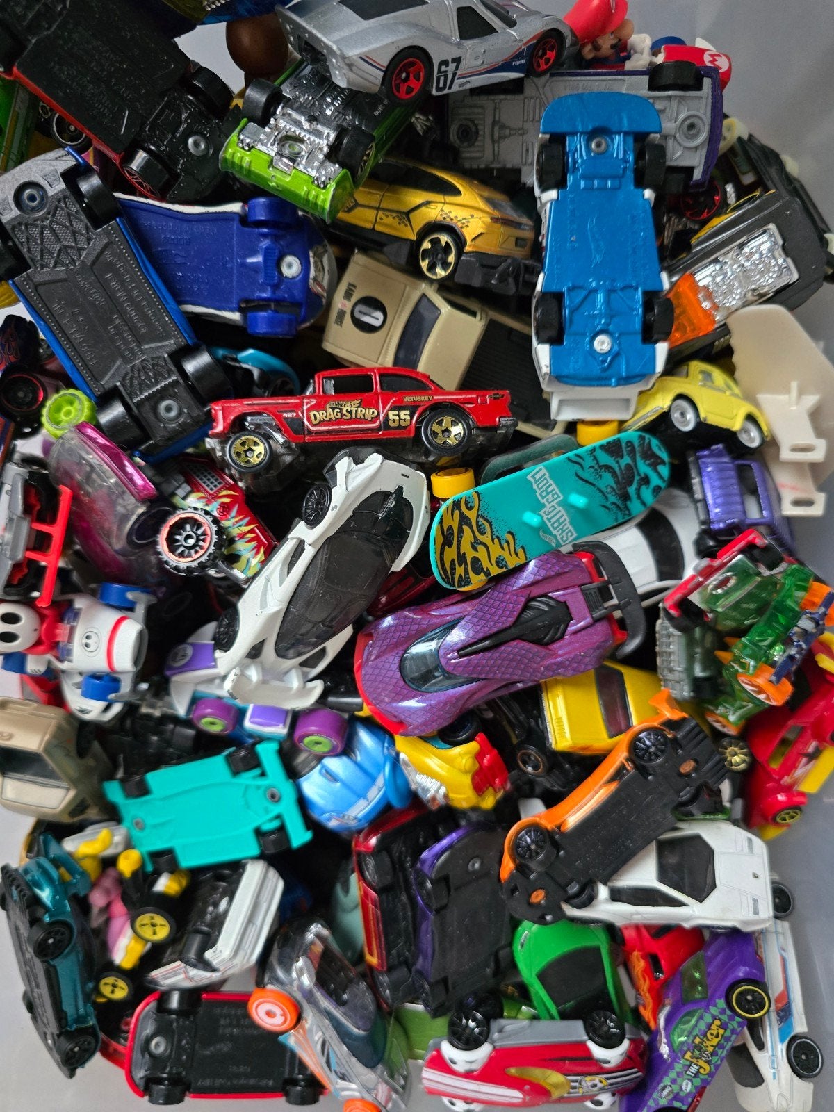 Grote collectie speelgoedauto's van Hotwheels 223 stuks, Ophalen of Verzenden, Gebruikt