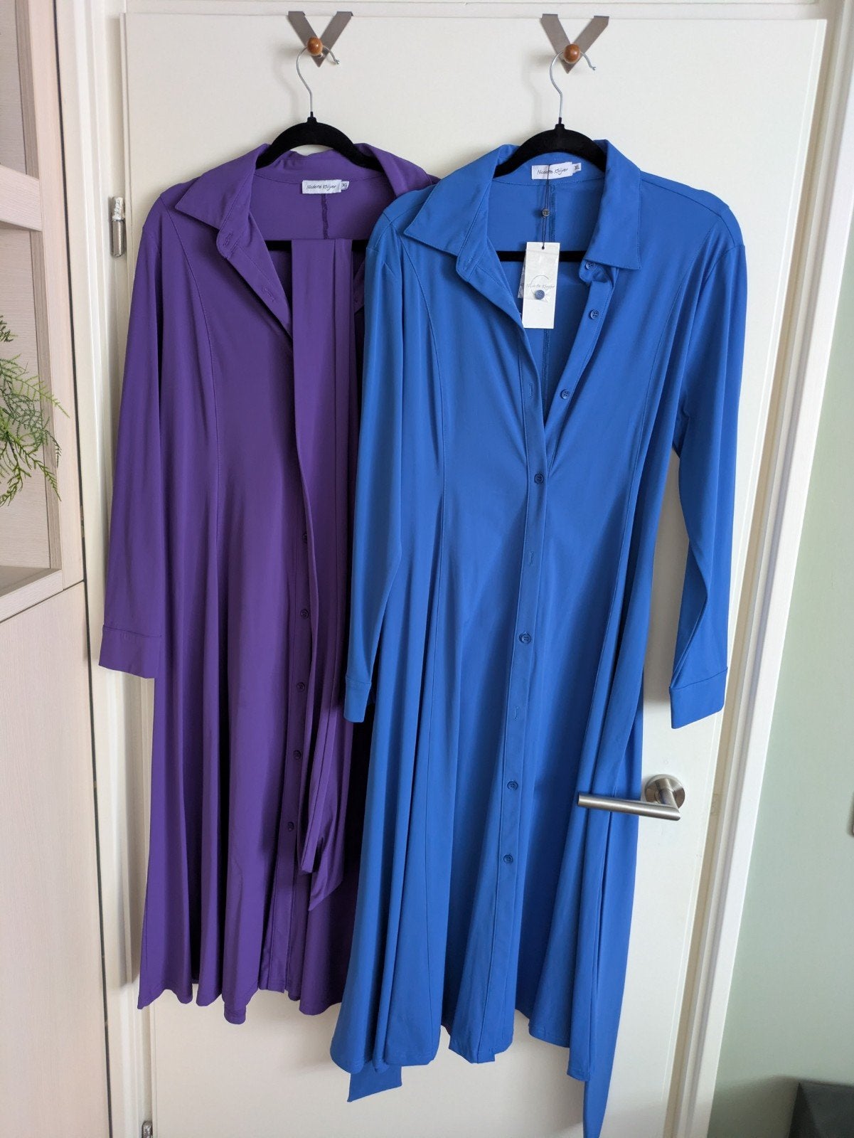 Nieuwe Nicolette Kluijver travelstof jurken. Maat XL, Ophalen of Verzenden, Nieuw, Maat 46/48 (XL) of groter