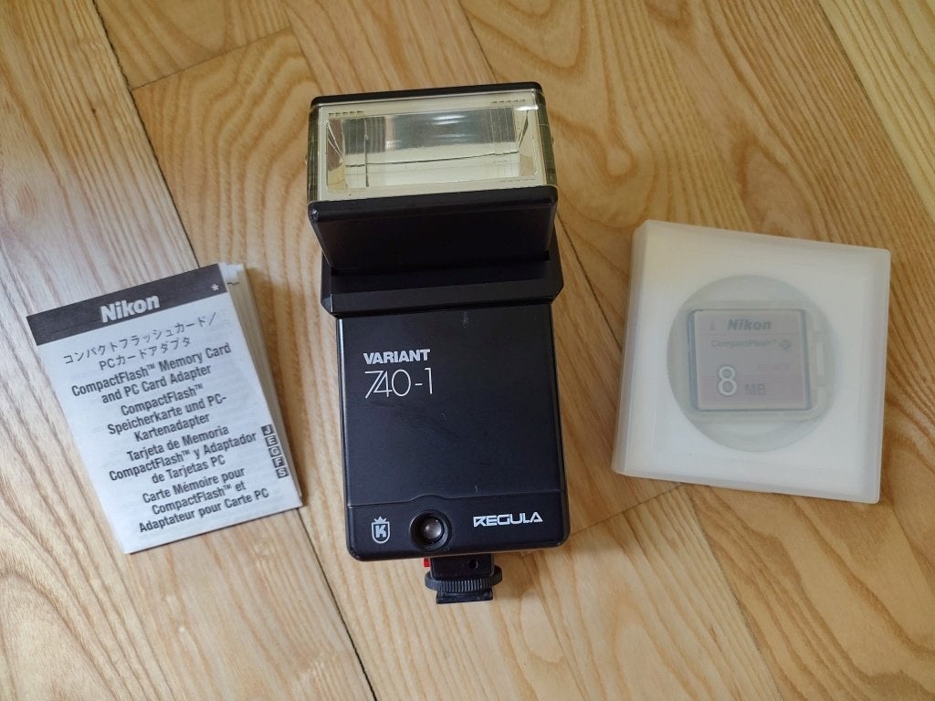 Flitser Regula Variant 740-1 incl. Nikon Compact Flash kaart, Overige merken, Gebruikt, Kantelbaar, Canon