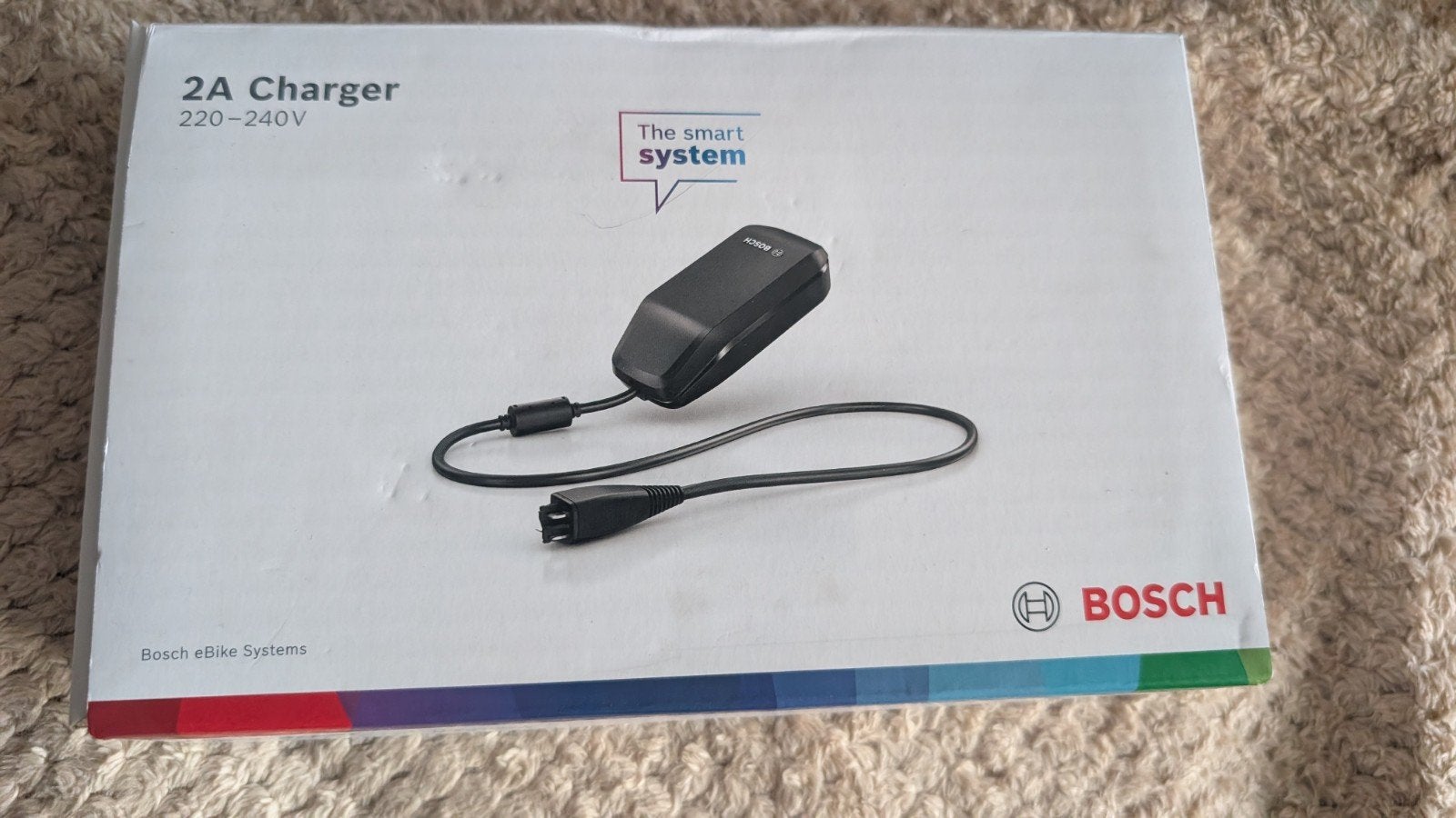 Bosch 2A Oplader voor E-bike (220-240V), Fietsen en Brommers, Fietsaccessoires | Fietsaccu's, Nieuw
